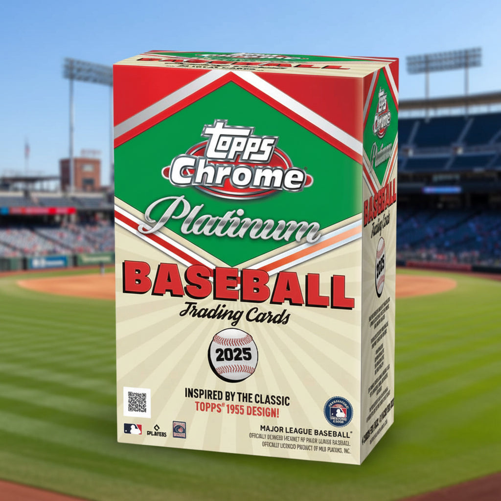 2025 Topps Chrome Platinum Anniversary Baseball Blaster Box