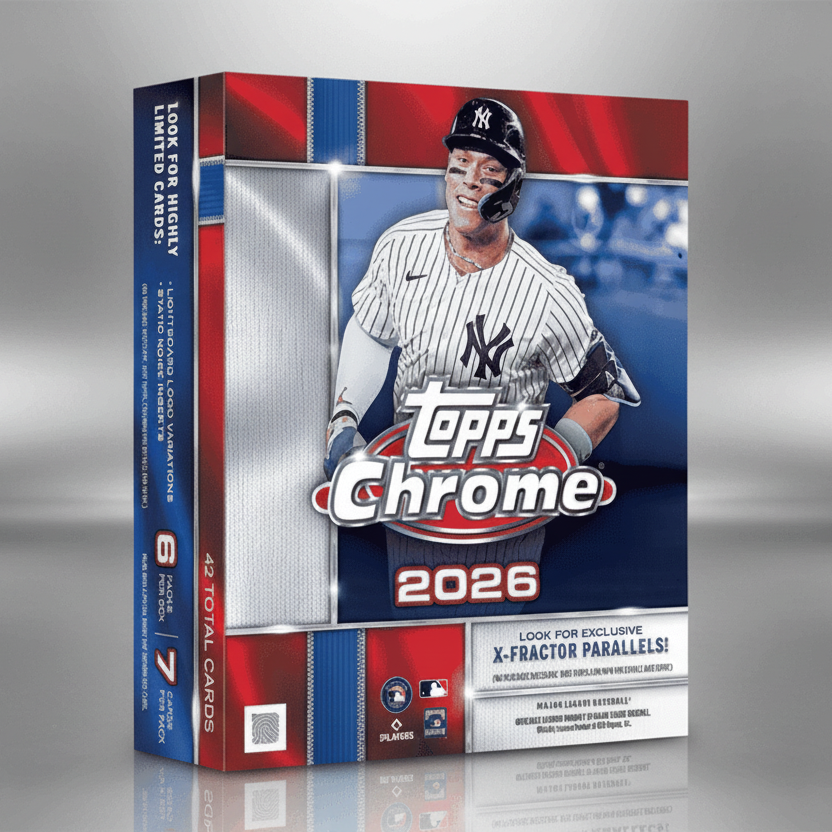 2026 Topps Chrome Baseball Mega Box