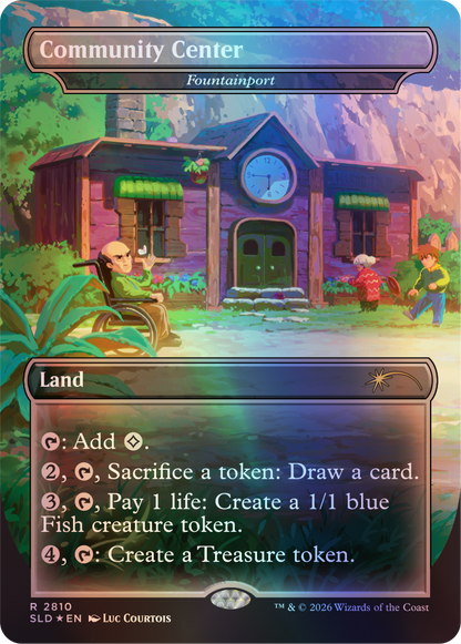 Secret Lair x Stardew Valley - Moonlight Jellies Prismatic Shard Foil Bundle + Lucky Purple