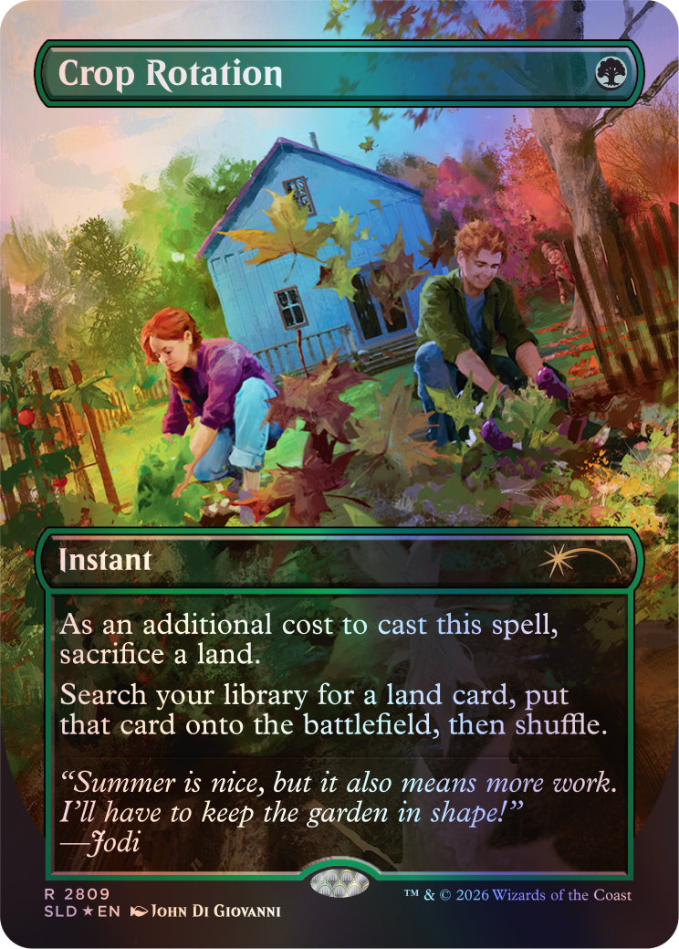 Secret Lair x Stardew Valley - Moonlight Jellies Prismatic Shard Foil Bundle + Lucky Purple