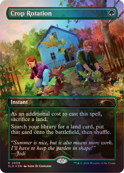 Secret Lair x Stardew Valley - Moonlight Jellies Prismatic Shard Foil Bundle + Lucky Purple