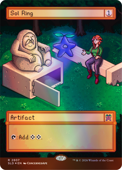 Secret Lair x Stardew Valley - Moonlight Jellies Prismatic Shard Foil Bundle + Lucky Purple