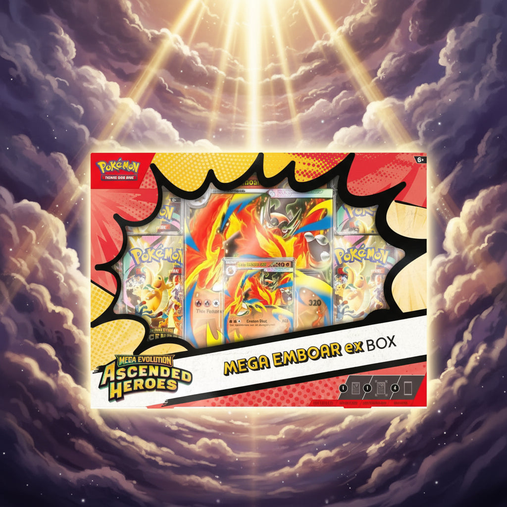 Ascended Heroes Mega Emboar ex Box