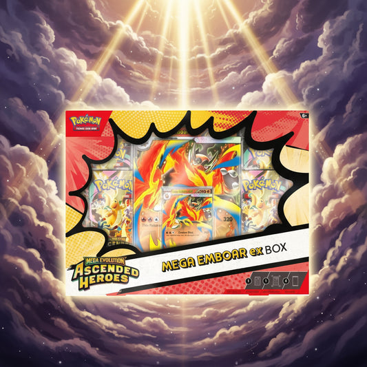 Ascended Heroes Mega Emboar ex Box