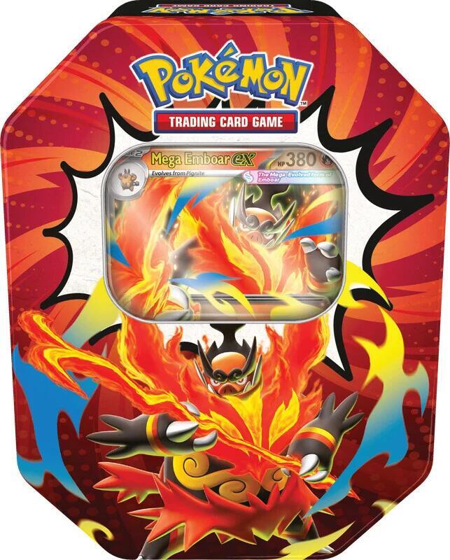 Ascended Heroes Tin - Mega Emboar ex