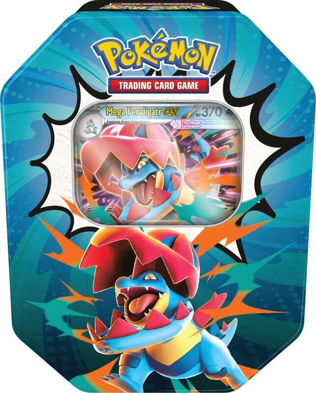 Ascended Heroes Tin - Mega Feraligatr ex