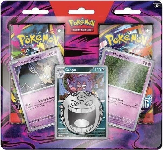 Gengar, Marshadow, & Team Rocket's Mimikyu 2-Pack Blister Pack