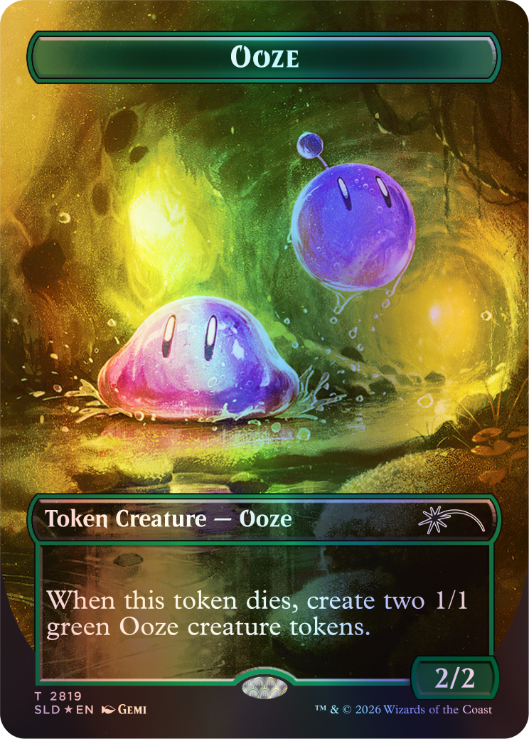 Secret Lair x Stardew Valley - Moonlight Jellies Prismatic Shard Foil Bundle + Lucky Purple