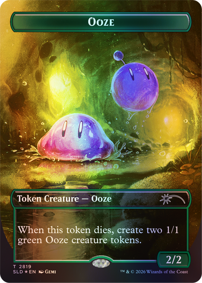Secret Lair x Stardew Valley - Moonlight Jellies Prismatic Shard Foil Bundle + Lucky Purple