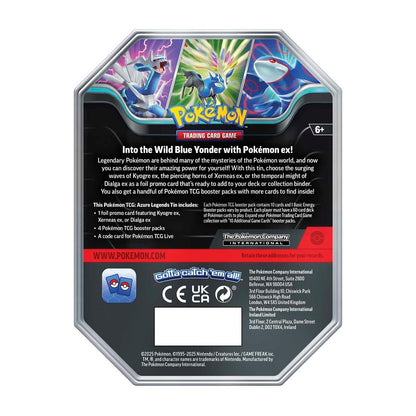 Kyogre ex  Azure Legends Tin (International Version)