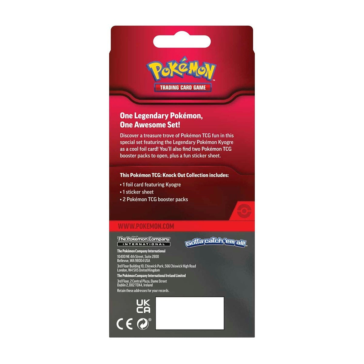 Kyogre Knock Out Collection