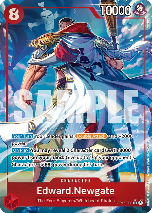 One Piece THE TIME OF BATTLE [OP-16] Sleeved Booster Pack