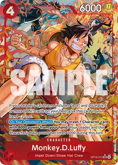 One Piece THE TIME OF BATTLE [OP-16] Sleeved Booster Pack