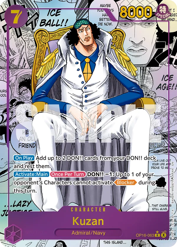 One Piece THE TIME OF BATTLE [OP-16] Sleeved Booster Pack