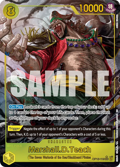 One Piece THE TIME OF BATTLE [OP-16] Sleeved Booster Pack