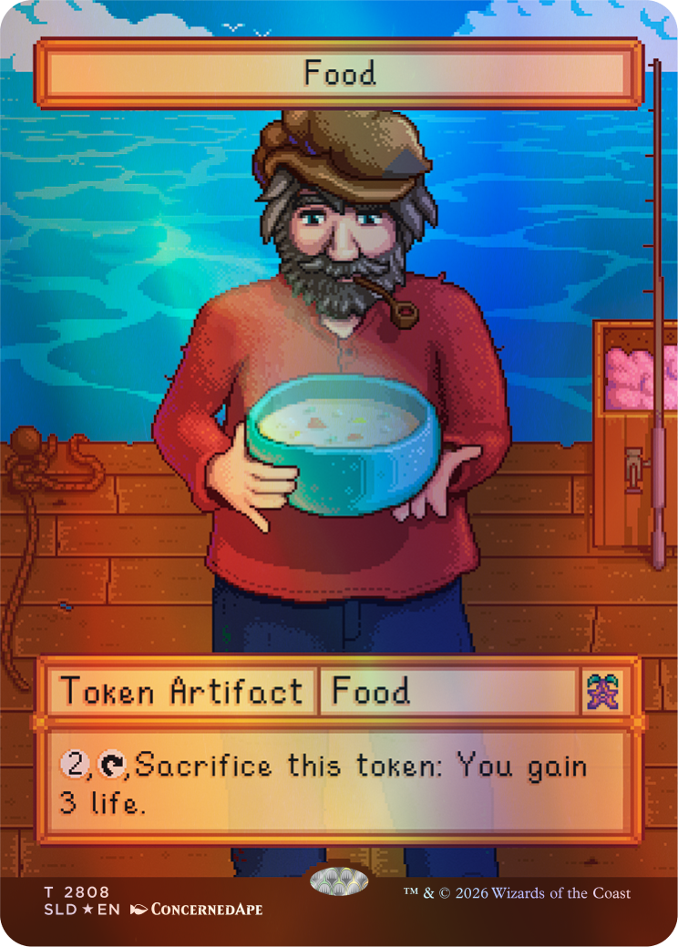 Secret Lair x Stardew Valley - Moonlight Jellies Prismatic Shard Foil Bundle + Lucky Purple