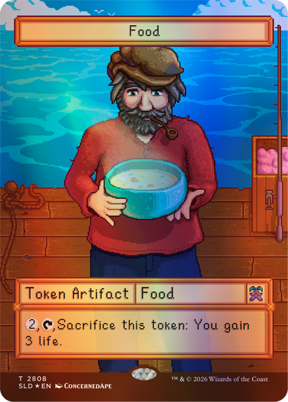 Secret Lair x Stardew Valley - Moonlight Jellies Prismatic Shard Foil Bundle + Lucky Purple