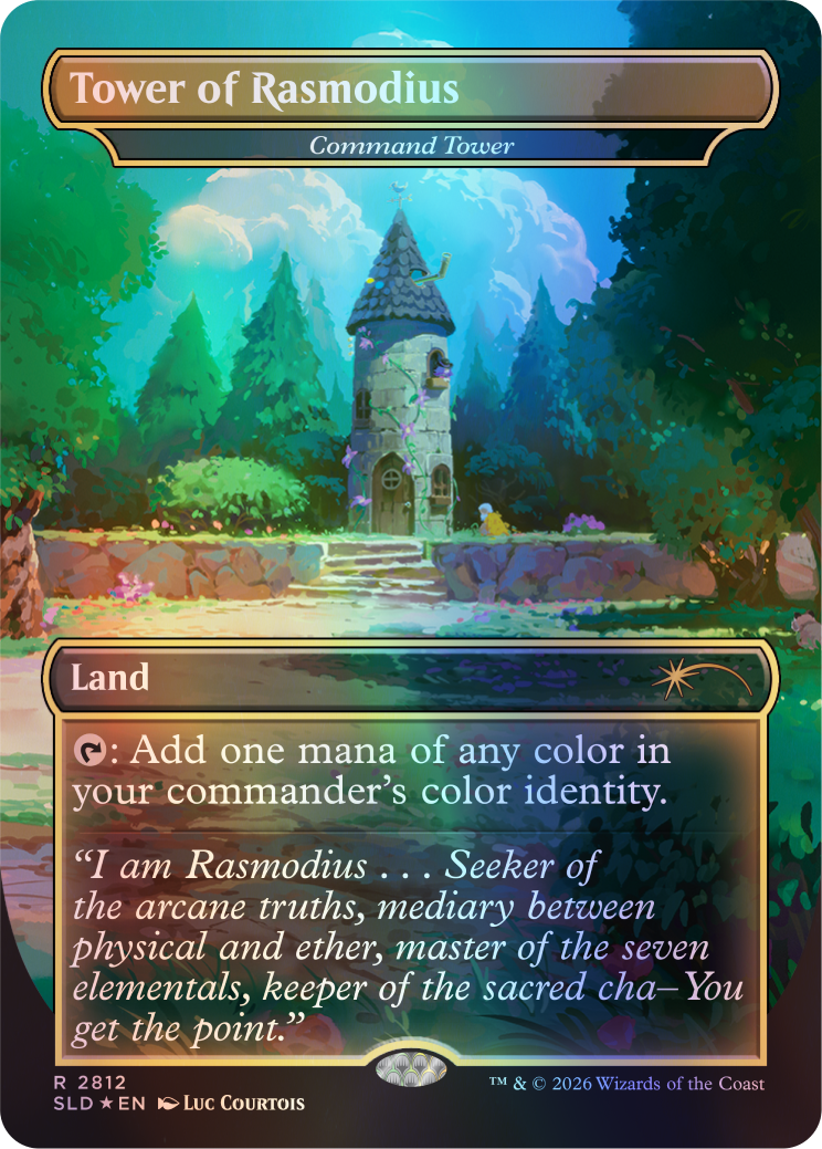 Secret Lair x Stardew Valley - Moonlight Jellies Prismatic Shard Foil Bundle + Lucky Purple
