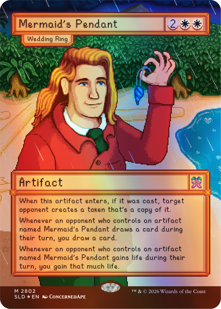 Secret Lair x Stardew Valley - Moonlight Jellies Prismatic Shard Foil Bundle + Lucky Purple