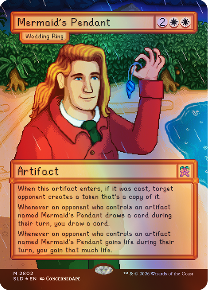 Secret Lair x Stardew Valley - Moonlight Jellies Prismatic Shard Foil Bundle + Lucky Purple