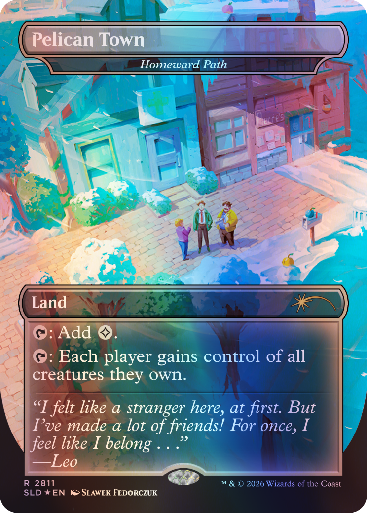 Secret Lair x Stardew Valley - Moonlight Jellies Prismatic Shard Foil Bundle + Lucky Purple