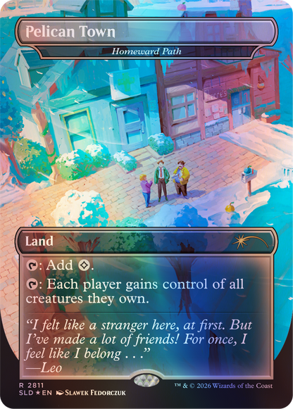 Secret Lair x Stardew Valley - Moonlight Jellies Prismatic Shard Foil Bundle + Lucky Purple