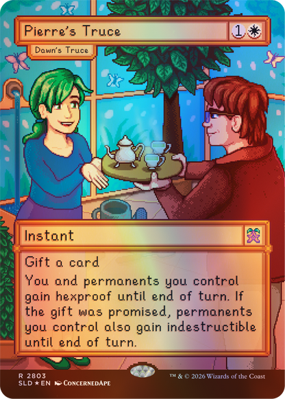 Secret Lair x Stardew Valley - Moonlight Jellies Prismatic Shard Foil Bundle + Lucky Purple