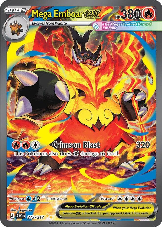 Ascended Heroes Mega Emboar ex Box