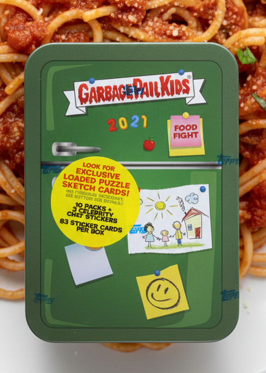 2021 Garbage Pail Kids Food Fight Mini Frig Tin